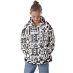 Robot Crowd Kids  Oversized Hoodie