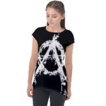 Anarchy Cap Sleeve High Low Top