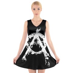 V-Neck Sleeveless Dress 