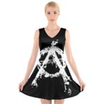 Anarchy V-Neck Sleeveless Dress