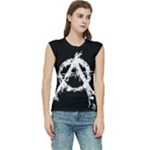 Anarchy Women s Raglan Cap Sleeve Tee