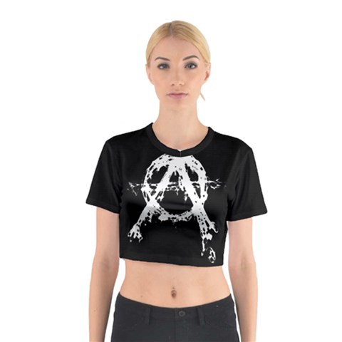Anarchy Cotton Crop Top from ArtsNow.com