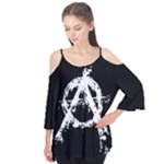 Anarchy Flutter Sleeve Tee 
