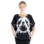 Anarchy Batwing Chiffon Blouse