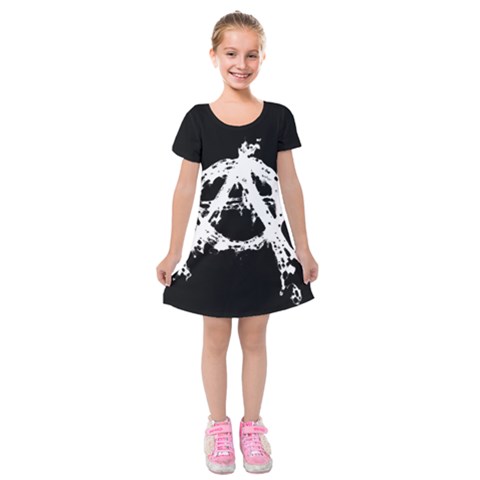 Anarchy Kids  Short Sleeve Velvet Dress from ArtsNow.com