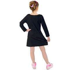 Kids  Long Sleeve Velvet Dress 