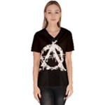 Anarchy Women s V-Neck Scrub Top