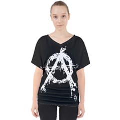 V-Neck Dolman Drape Top 