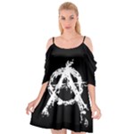 Anarchy Cutout Spaghetti Strap Chiffon Dress