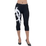 Anarchy Lightweight Velour Capri Leggings 