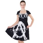 Anarchy Cap Sleeve Midi Dress