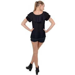 Ruffle Collar Chiffon Blouse 