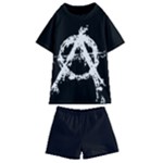Anarchy Kids  Swim Tee and Shorts Set
