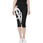 Anarchy Inside Out Lightweight Velour Capri Leggings 