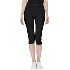 Inside Out Lightweight Velour Capri Leggings  