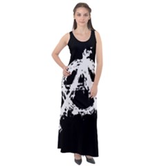 Sleeveless Velour Maxi Dress 