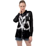 Anarchy Long Sleeve Satin Shirt