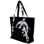 Anarchy Zip Up Canvas Bag