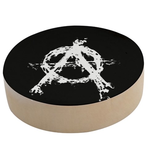 Anarchy Wooden Bottle Opener (Round) from ArtsNow.com
