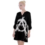 Anarchy Open Neck Shift Dress