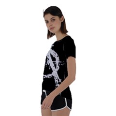 Short Sleeve Open Back T-Shirt 