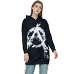 Anarchy Women s Long Oversized Pullover Hoodie