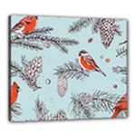 Christmas birds Canvas 24  x 20  (Stretched)