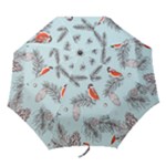 Christmas birds Folding Umbrellas