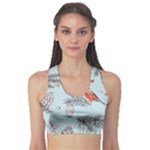 Christmas birds Sports Bra