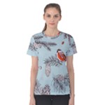 Christmas birds Women s Cotton Tee