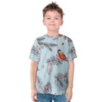 Christmas birds Kids  Cotton Tee