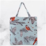 Christmas birds Grocery Tote Bag