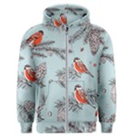 Christmas birds Men s Zipper Hoodie