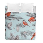 Christmas birds Duvet Cover Double Side (Full/ Double Size)