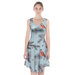 Christmas birds Racerback Midi Dress