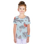 Christmas birds Kids  One Piece Tee