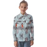 Christmas birds Kids  Long Sleeve Shirt