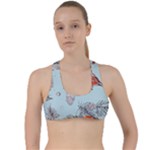 Christmas birds Criss Cross Racerback Sports Bra