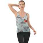 Christmas birds Chiffon Cami