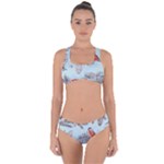 Christmas birds Criss Cross Bikini Set