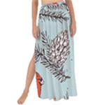 Christmas birds Maxi Chiffon Tie-Up Sarong