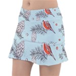 Christmas birds Classic Tennis Skirt