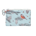 Christmas birds Canvas Cosmetic Bag (Medium)