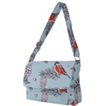 Christmas birds Full Print Messenger Bag (S)