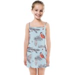 Christmas birds Kids  Summer Sun Dress