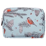 Christmas birds Make Up Pouch (Medium)