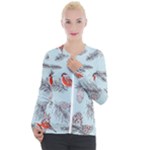 Christmas birds Casual Zip Up Jacket