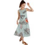 Christmas birds Summer Maxi Dress