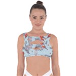 Christmas birds Bandaged Up Bikini Top