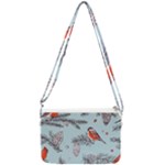 Christmas birds Double Gusset Crossbody Bag